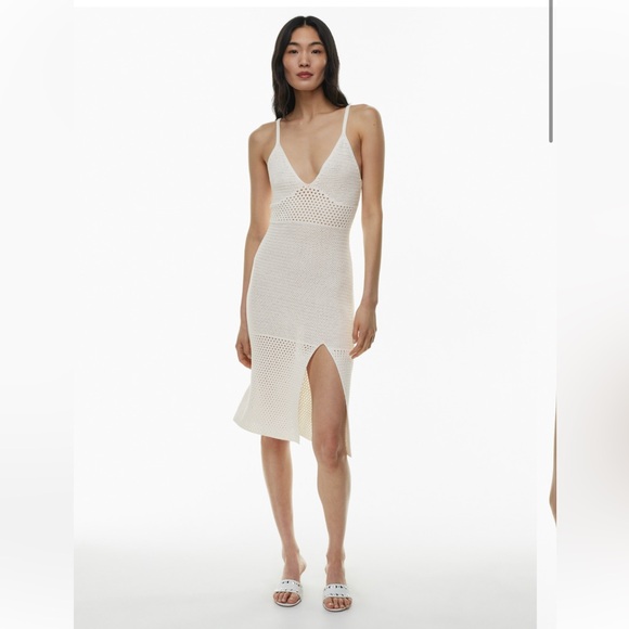Aritzia Evie Crochet Knit Dress - Picture 1 of 7